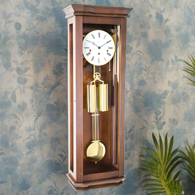 Mechanical Cherry Wood Wall Clock Kit 70817